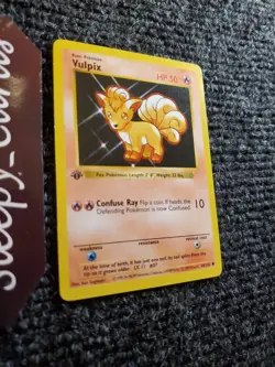VULPIX Pokemon Card - WOTC - 1st Edition - Base Set - Shadowless - 68/102 - NM - Image 3