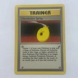 Devolution Spray Pokemon TCG Base Set Trainer Card 72/102 Unlimited Rare LP - Image 1