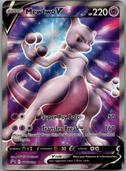 Mewtwo V Promo SWSH: Sword & Shield Promo Cards SWSH229 NM - Image 1