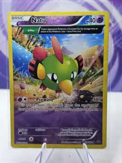 Natu 28/108 - Reverse Holo Full Art - XY Roaring Skies Pokemon TCG Card - HP - Image 1