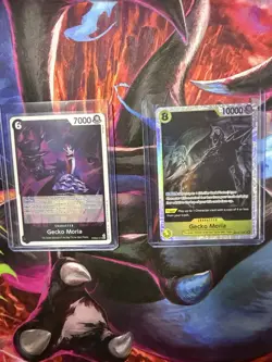 Gecko Moria Foil PRB02-013 and OP14-104 Foil One Piece Card TCG! - Image 1