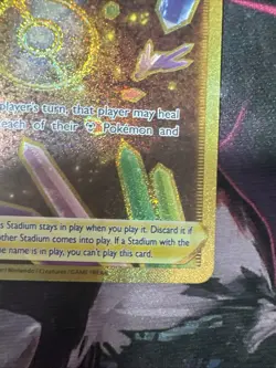 Pokemon TCG Crystal Cave Evolving Skies Holo Card 230/203 Secret Rare - Image 4