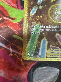 Pokemon TCG Crystal Cave Evolving Skies Holo Card 230/203 Secret Rare - Image 5