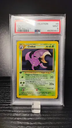 Crobat - 1st Edition Holo - Neo Revelation 4/64 - PSA 9 Mint - Pokemon Card - Image 1