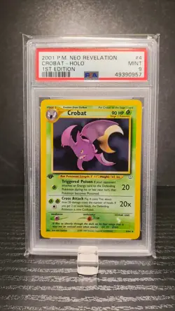 Crobat - 1st Edition Holo - Neo Revelation 4/64 - PSA 9 Mint - Pokemon Card - Image 3