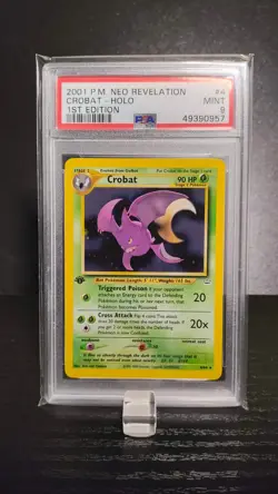 Crobat - 1st Edition Holo - Neo Revelation 4/64 - PSA 9 Mint - Pokemon Card - Image 4