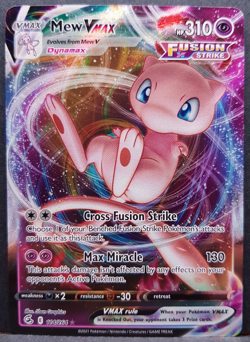 Mew VMAX 114/264 Fusion Strike Pokemon Pokemon Card English Near Mint - Image 1