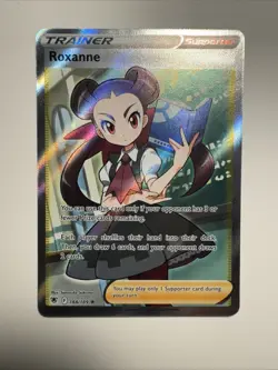 Pokemon TCG Roxanne Astral Radiance Holo Full Art Card 188/189 FREE SHIPPING!!!! - Image 1