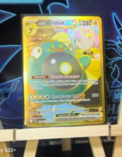 Iono's Bellibolt EX Sir 188/159 Holo Pokemon TCG Card Journey Together - Image 1