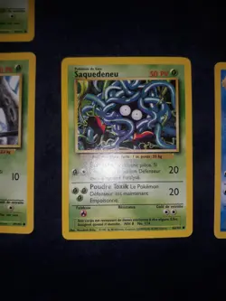 Tangela Base Set 66/102 French Pokemon Card. - Image 1