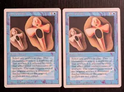Copy Artifact Set of 2 * REVISED * 1 NM + 1 LP * Magic the Gathering MtG - Image 1