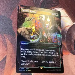 Culling Ritual X1 Mtg Final Fantasy Nm Borderless Foil Promo WPN - Image 1