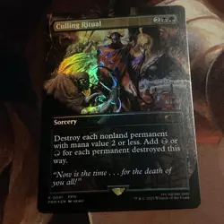 Culling Ritual X1 Mtg Final Fantasy Nm Borderless Foil Promo WPN - Image 2