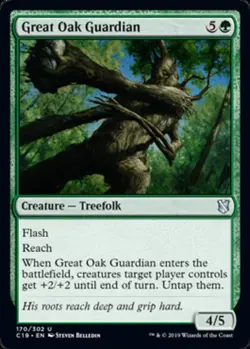 Great Oak Guardian - Commander 2019 #170/302 MTG Magic The Gathering - Image 1
