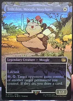 Stiltzkin, Moogle Merchant #327 Final Fantasy Borderless Foil Rare - Image 1