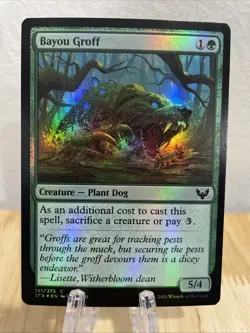 MTG Bayou Groff FOIL #121/275 Strixhaven: School of Mages Common STX NM/M - Image 1