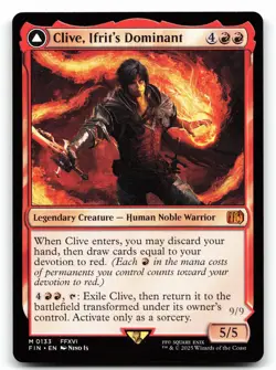 Clive, Ifrit's Dominant // Ifrit, Warden of Inferno #133 Final Fantasy - Image 1