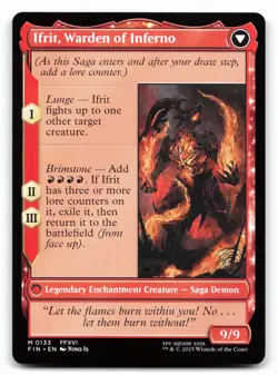 Clive, Ifrit's Dominant // Ifrit, Warden of Inferno #133 Final Fantasy - Image 2