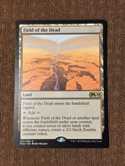 Field of the Dead, M20, Core Set 2020, MTG Magic the Gathering Modern Commander - Image 1