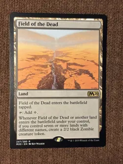 Field of the Dead, M20, Core Set 2020, MTG Magic the Gathering Modern Commander - Image 2