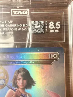 Yuna's Sending Staff - Staff of the Storyteller (Rainbow Foil) - SLD MTG TAG 8.5 - Image 2