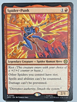MTG Spider-Punk #92 Magic Marvel Spider-Man - Image 1