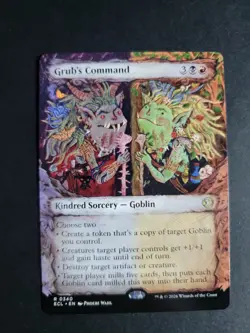 Grub's Command (Showcase) Rare MTG Lorwyn Eclipsed - Image 1