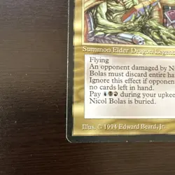 MTG: Nicol Bolas - Legends - English - OG Commander - Ships Free - LP - - Image 4