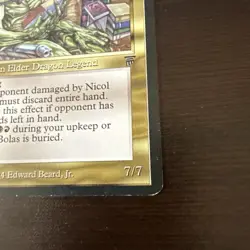 MTG: Nicol Bolas - Legends - English - OG Commander - Ships Free - LP - - Image 5