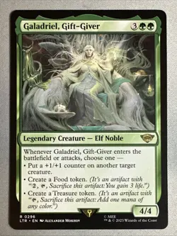 MTG / Galadriel, Gift-Giver / LTR / #296 / Regular / Rare / NM - Image 1