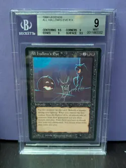 All Hallow's Eve * LEGENDS * BGS 9 Mint (9.5/9/9/9.5) * Magic the Gathering MtG - Image 1