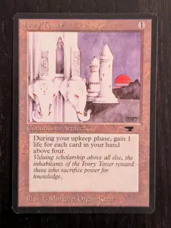 Ivory Tower * ANTIQUITIES * NM * Magic the Gathering MtG - Image 1