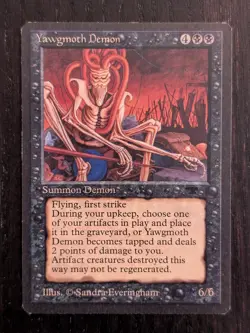 Yawgmoth Demon * ANTIQUITIES * NM * Magic the Gathering MtG - Image 1