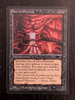 Gate to Phyrexia * ANTIQUITIES * NM/MT * Magic the Gathering MtG - Image 1