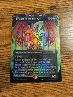 MTG Magic The Gathering Bringer of the Last Gift Borderless Showcase FOIL - Image 1