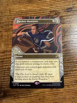 MTG Magic The Gathering Avatar Flawless Maneuver PROMO Borderless Showcase - Image 1