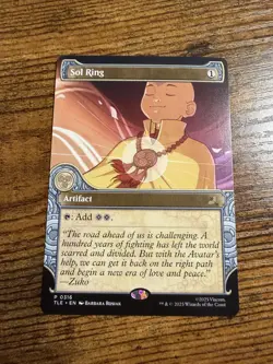 MTG Magic The Gathering Avatar Sol Ring PROMO Borderless Showcase - Image 1