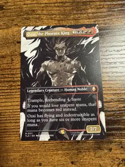 MTG Magic The Gathering Avatar Ozai the Phoenix King Borderless Showcase Mythic! - Image 1