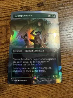MTG Magic The Gathering Avatar Swampbenders Eternal Borderless Showcase FOIL - Image 1