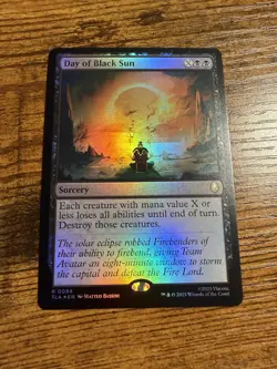 MTG Magic The Gathering Avatar Rare FOIL Day of Black Sun - Image 1