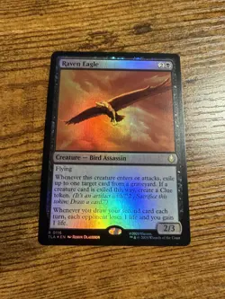 MTG Magic The Gathering Avatar Rare FOIL Raven Eagle - Image 1