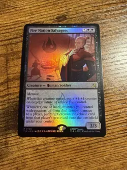 MTG Magic The Gathering Avatar Rare FOIL Fire Nation Salvagers - Image 1