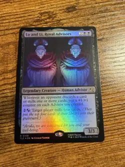 MTG Magic The Gathering Avatar Rare FOIL Eternal Lo and Li Royal Advisors - Image 1