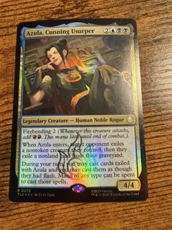 MTG Magic The Gathering Avatar Rare FOIL Azula Cunning Usurper - Image 1