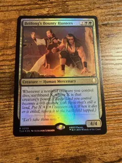 MTG Magic The Gathering Avatar Rare FOIL Beifong's Bounty Hunters - Image 1