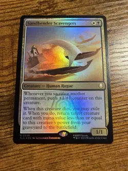 MTG Magic The Gathering Avatar Rare FOIL Sandbender Scavengers - Image 1