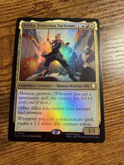 MTG Magic The Gathering Avatar Rare FOIL Sokka Tenacious Tactician - Image 1