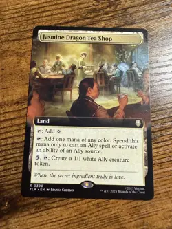 MTG Magic The Gathering Avatar Extended Art Jasmine Dragon Tea Shop - Image 1