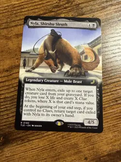 MTG Magic The Gathering Avatar Extended Art Nyla Shirshu Sleuth - Image 1