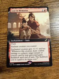 MTG Magic The Gathering Avatar Extended Art Rare Lost in Memories - Image 1